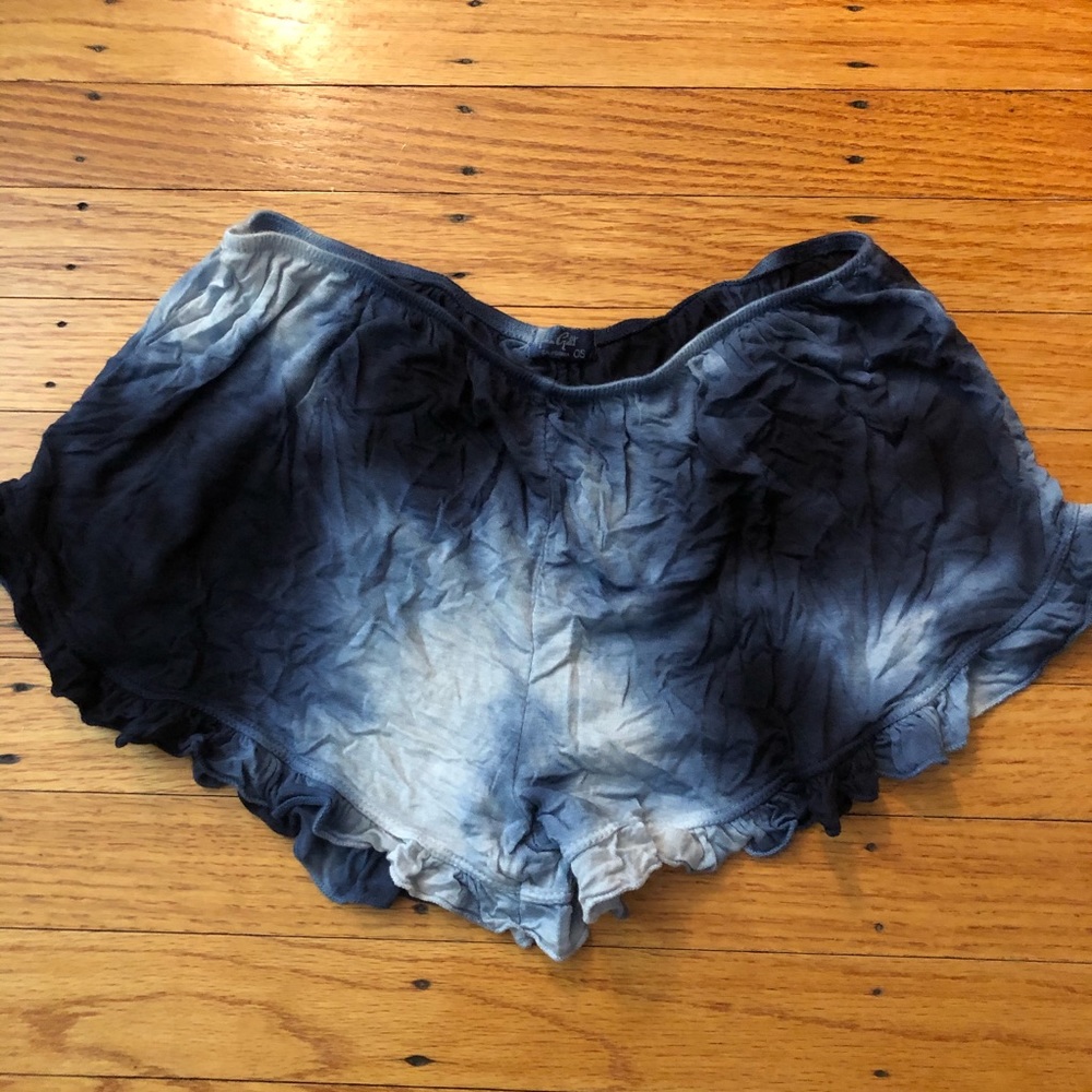NEVER WORN John Galt Tie Dye Frill Shorts